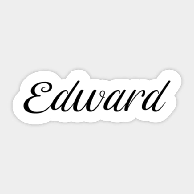 Name Edward Sticker by gulden